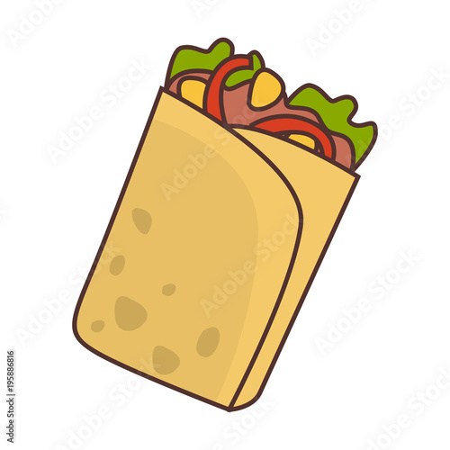 fast food flat icon