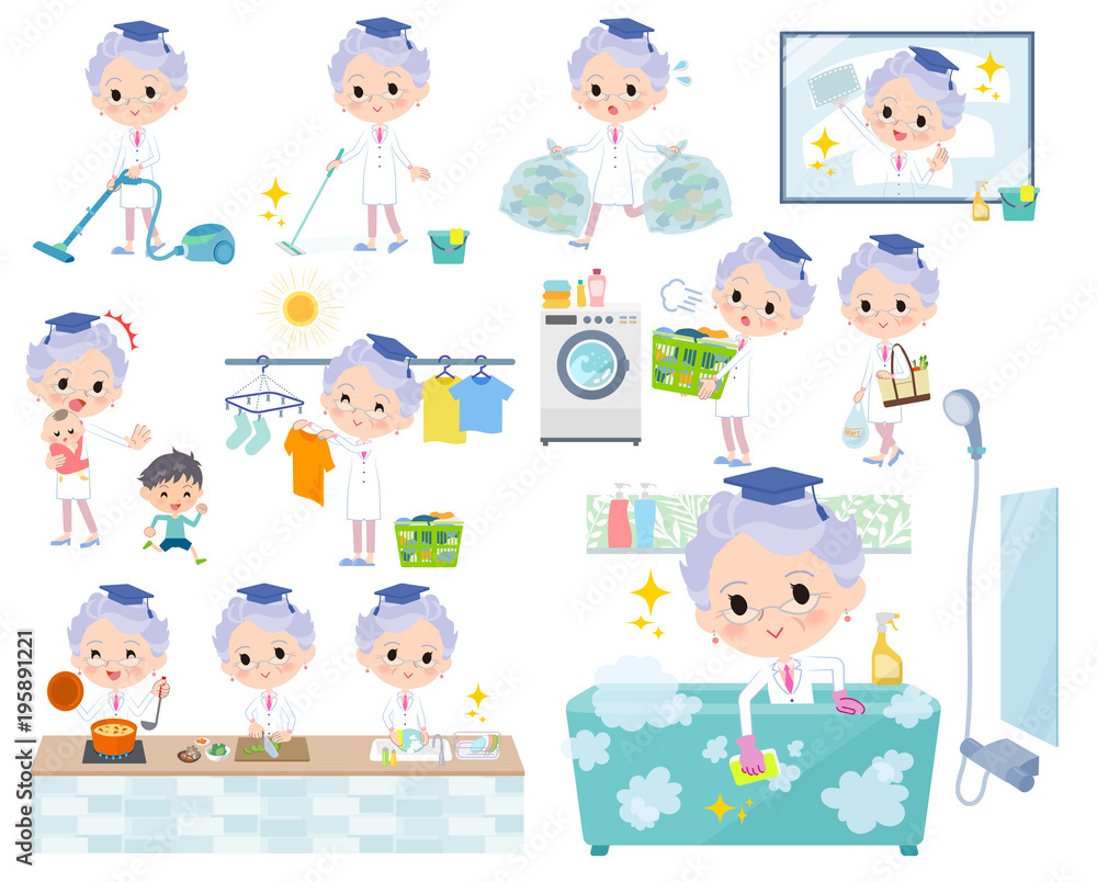 Research Doctor old women_housekeeping Research Doctor old women_housekeeping