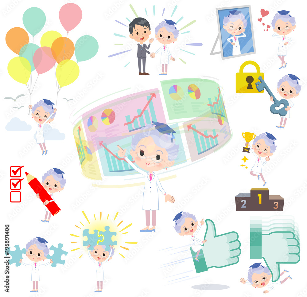 Research Doctor old women_success & positive