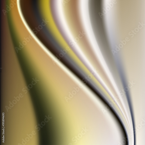 Vector illustration abstract multicolor background with blurred magic curved lines.