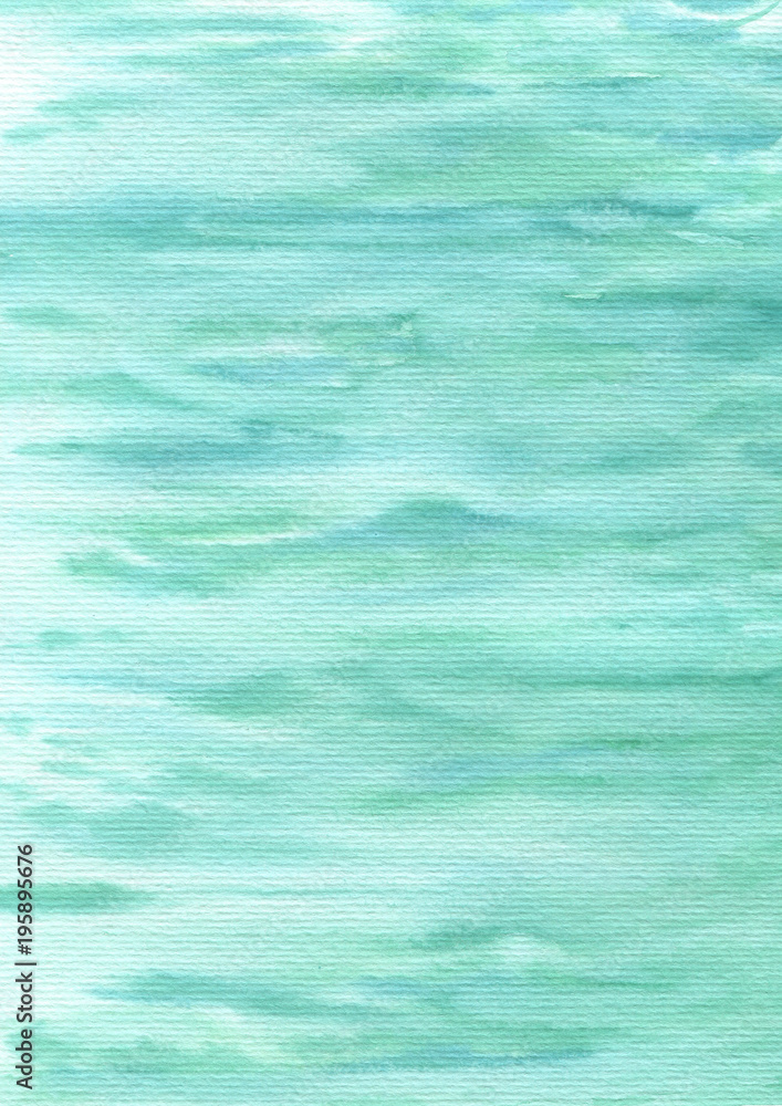 Blue-green waves