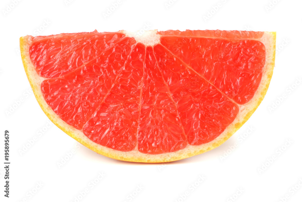 healthy food. sliced grapefruit isolated on white background top view healthy food. sliced grapefruit isolated on white background top view