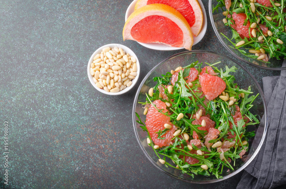 Grapefruit and arugula salad Grapefruit and arugula salad