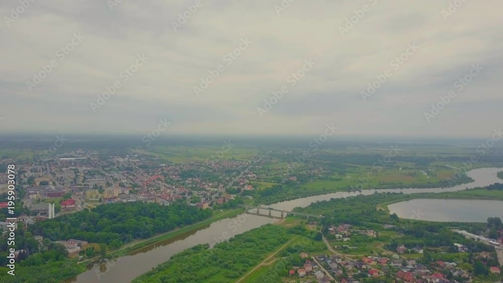 Eastern Poland aerial landscape Eastern Poland aerial landscape