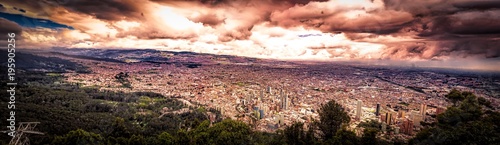 Bogota from Monserrate photo