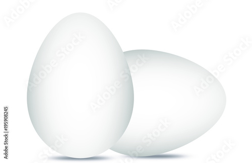 Weiße Eier