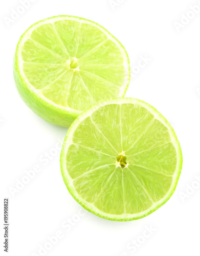 Lime isolated on white