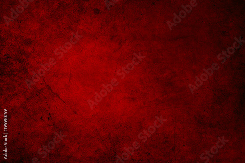 Red dark concrete texture grunge wall background