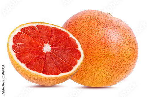 grapefruit isolated on white background