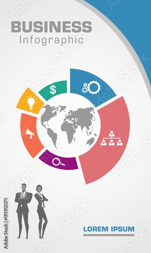 business and success infographic expression