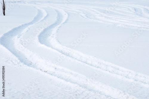 Car Tracks in Snow © StevertS