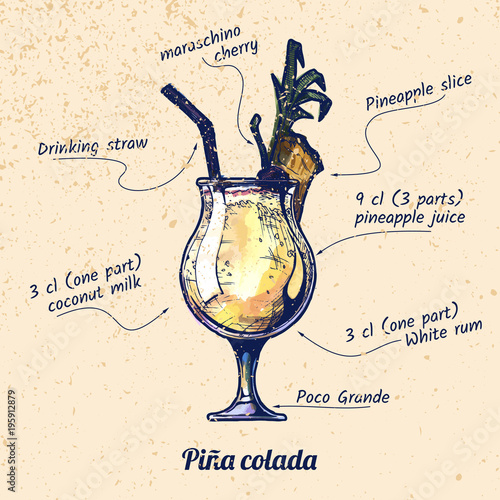 cocktail pina colada