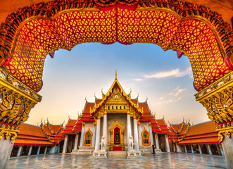 Keuken achterwand Bangkok Wat Benchamabophit marmeren tempel  © Luciano Mortula-LGM