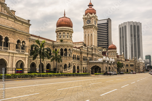 Sultan Abdul Samad building Kuala Lumpur and the city Malaysia