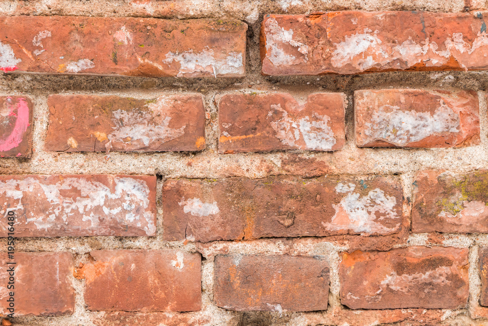 Obraz premium Кирпичи, кирпичная стена, кладка