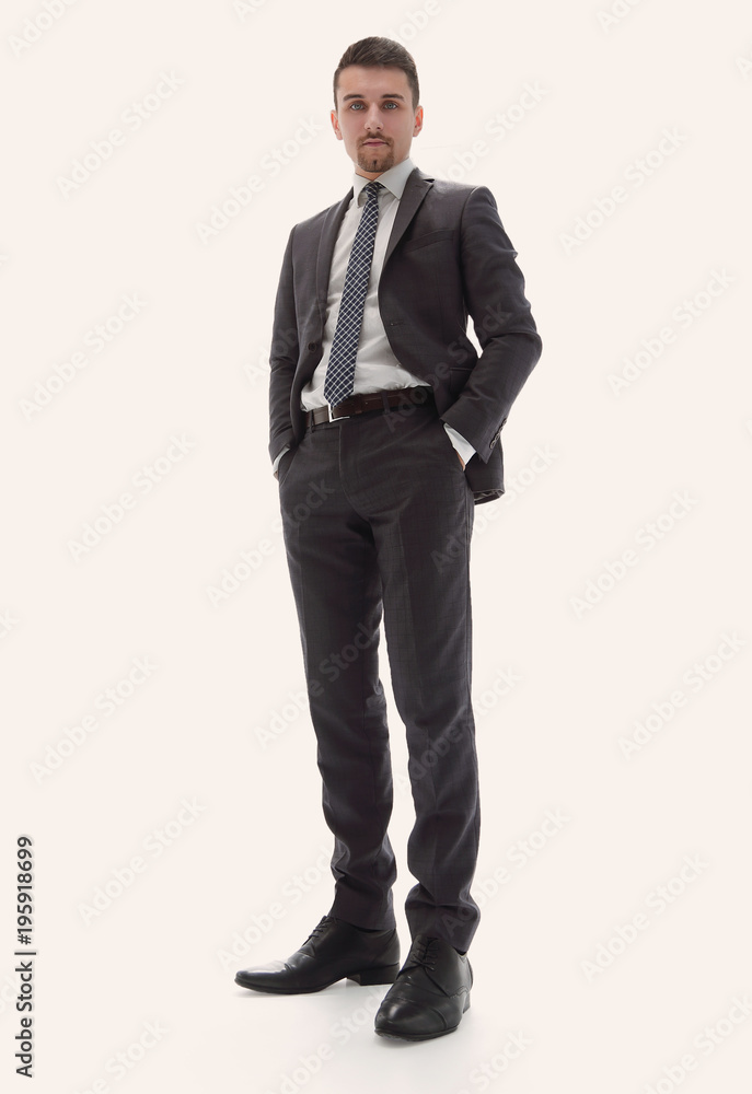 bottom view. successful businessman bottom view. successful businessman