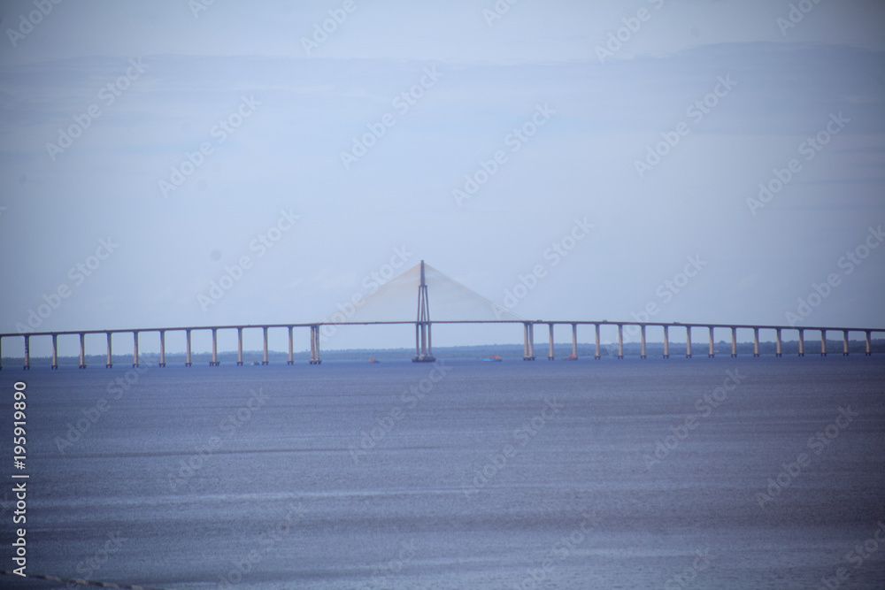 Fototapeta premium Bridge on beach