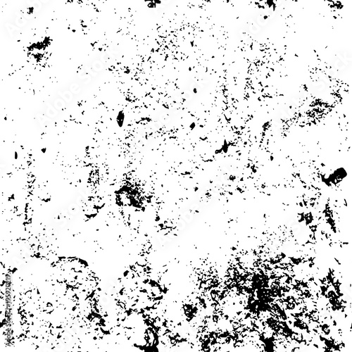 GRUNGE SPOT GRAINY TEXTURE. DIRTY SEAMLESS VECTOR PATTERN. MONOCHROME BACKGROUND