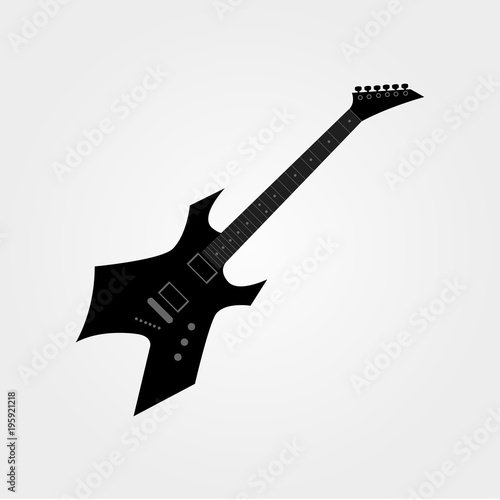 Flat electric guitar 