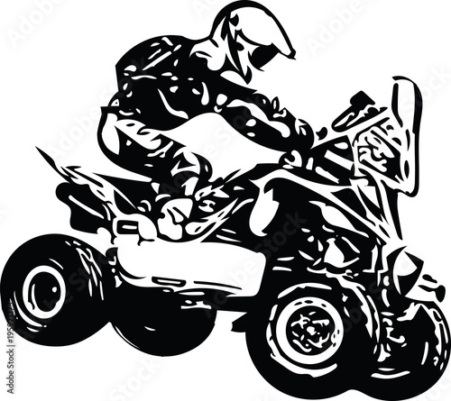 Quad bike illustration