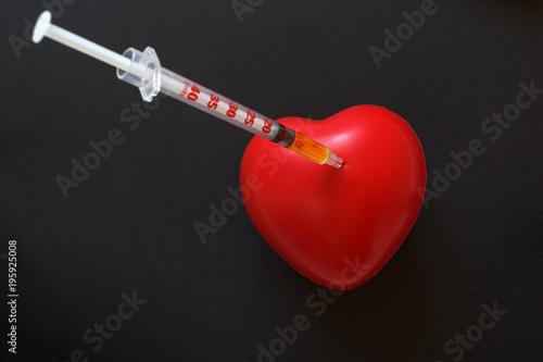 heart punctured by syringe