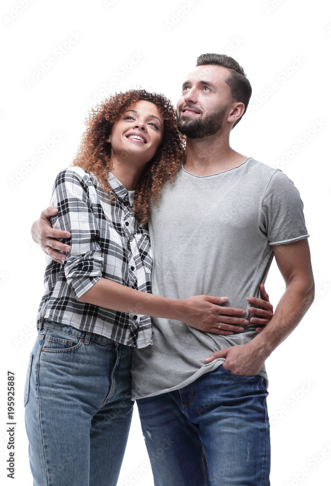 Portrait of a beautiful couple in love Portrait of a beautiful couple in love