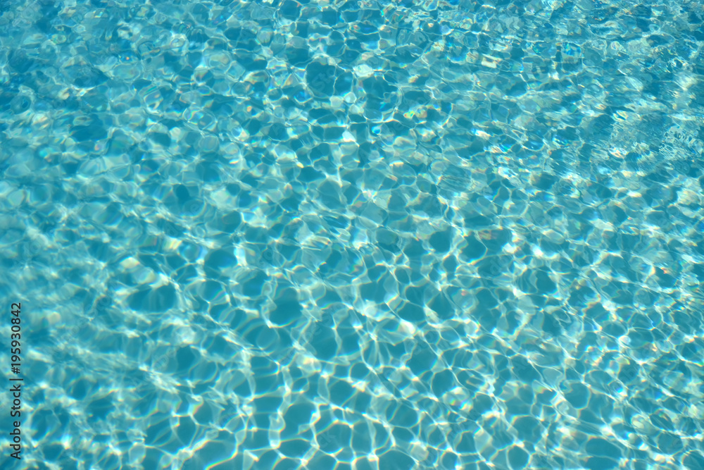 Swimming pool water surface abstract background texture photo