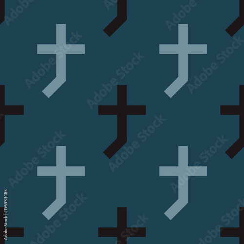 Cross shade seamless pattern. Strict line geometric pattern for your design.