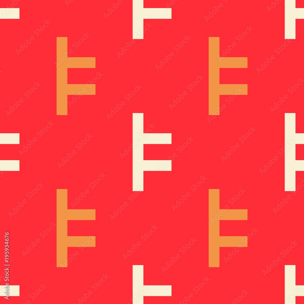 Obraz premium Lock fasten seamless pattern. Strict line geometric pattern for your design.