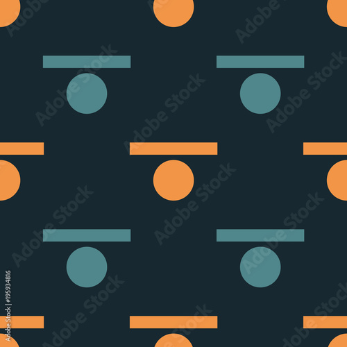 Cover up seamless pattern. Strict line geometric pattern for your design.