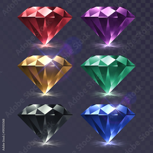 A set of gems