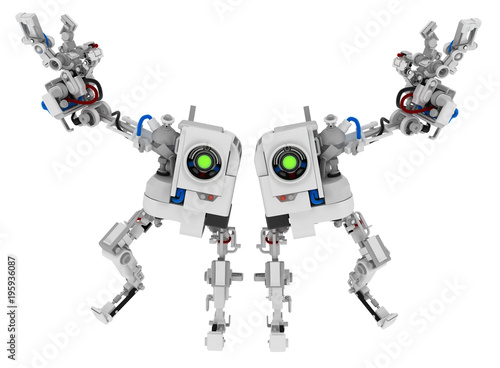 One Arm Robot Twins