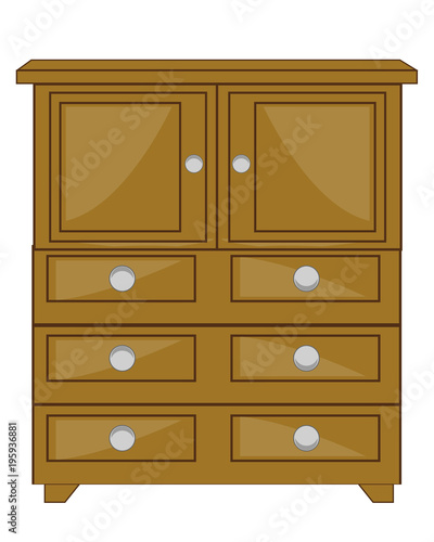 Furniture wooden closet