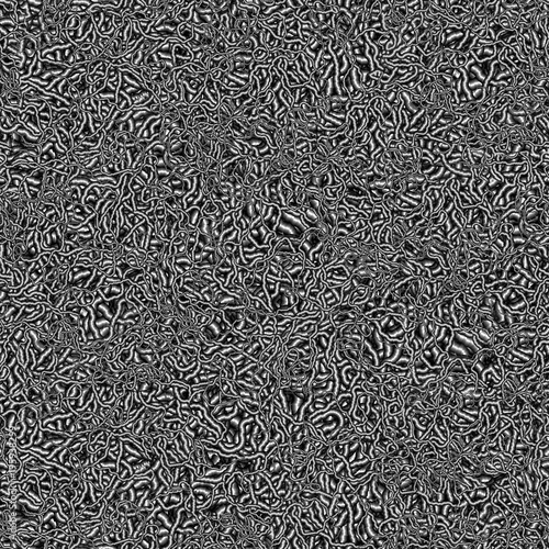 Seamless Metallic Gray Fiber Plexus - Repeating Filamentary Background 