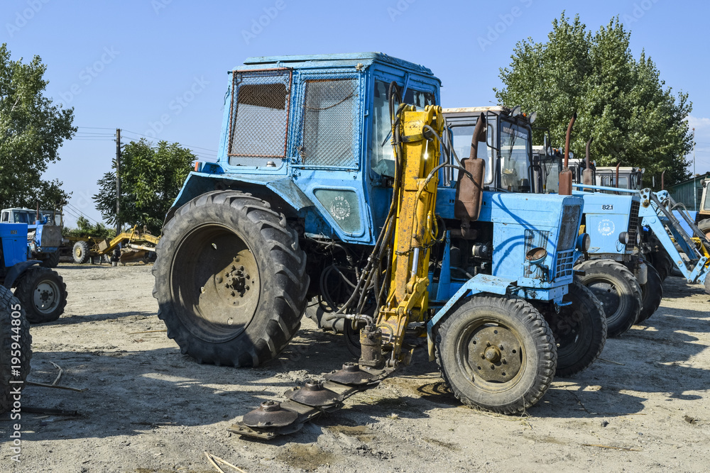 Tractor. Agricultural machinery. Tractor. Agricultural machinery.