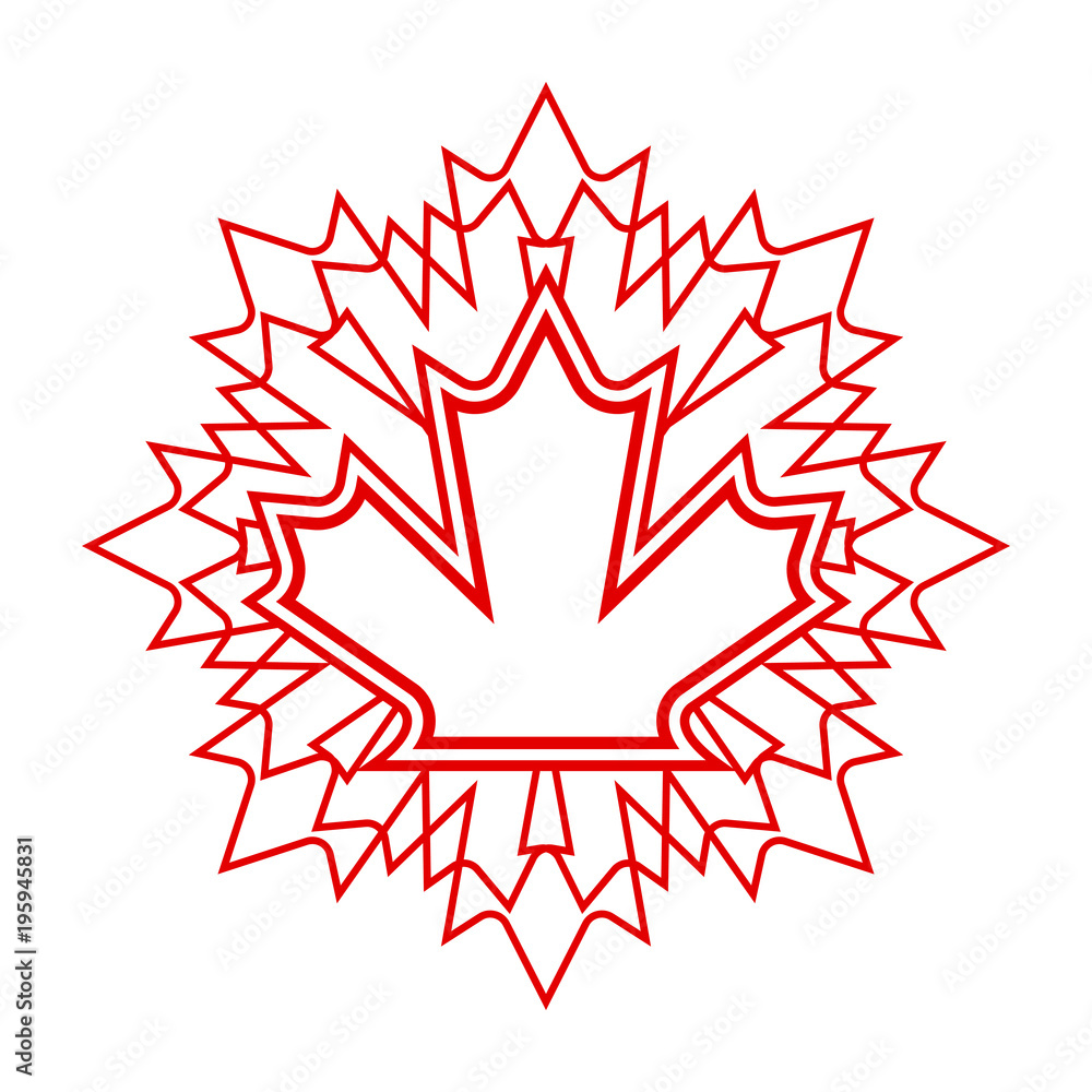 Unique Maple Leaf Design