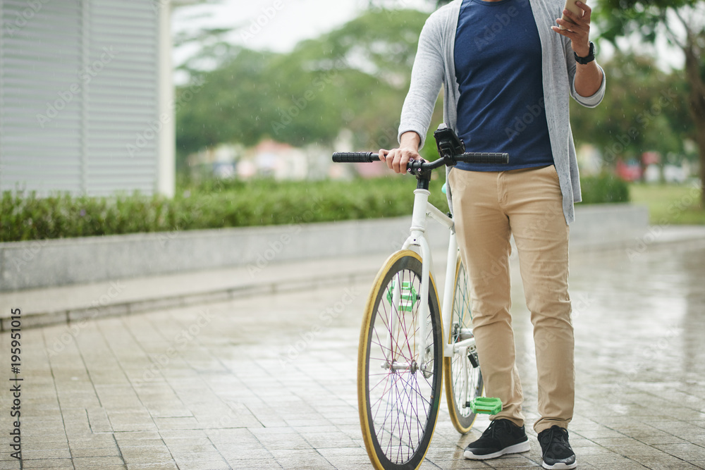 Naklejka premium Bicycle rider