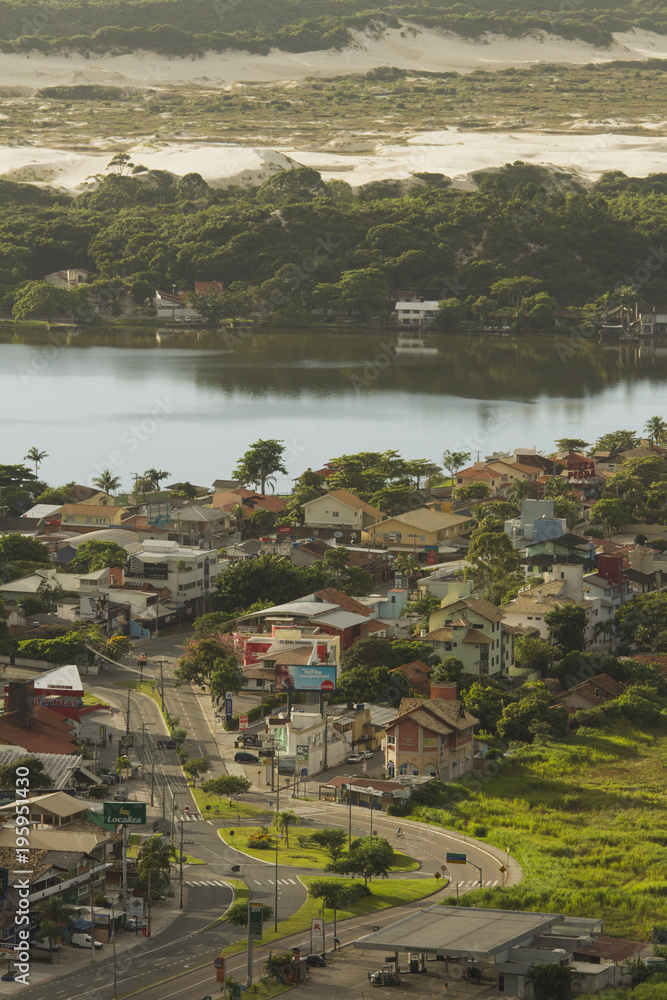 Panoramic view of Lagoa da Conceição in the morning. Florianópolis. Santa Catarina, Brazil Panoramic view of Lagoa da Conceição in the morning. Florianópolis. Santa Catarina, Brazil