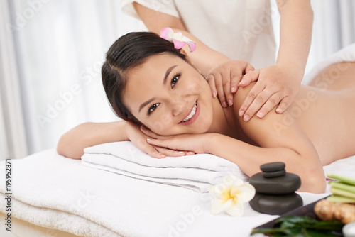 Healthy back massage