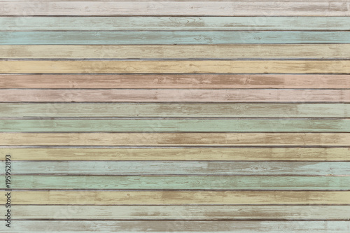 pastel colored wood planks background or texture