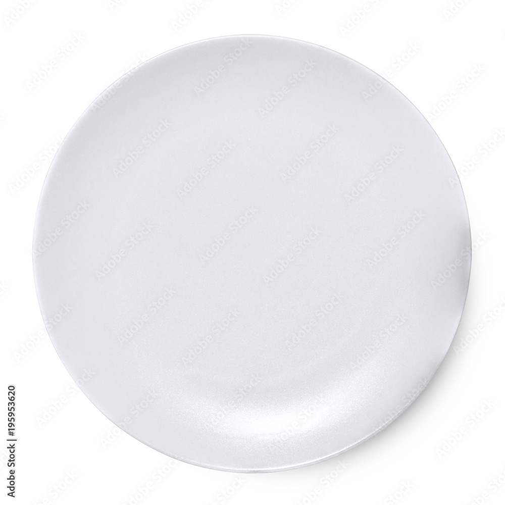 plate isolated on white background. plate isolated on white background.