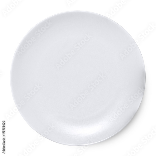 plate isolated on white background.
