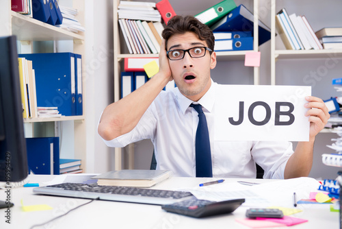 Valokuva Businessman hiring new employees to cope with increased workload