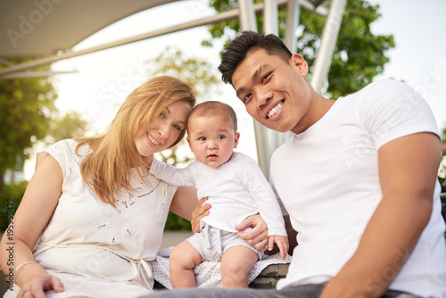 Parents and kid