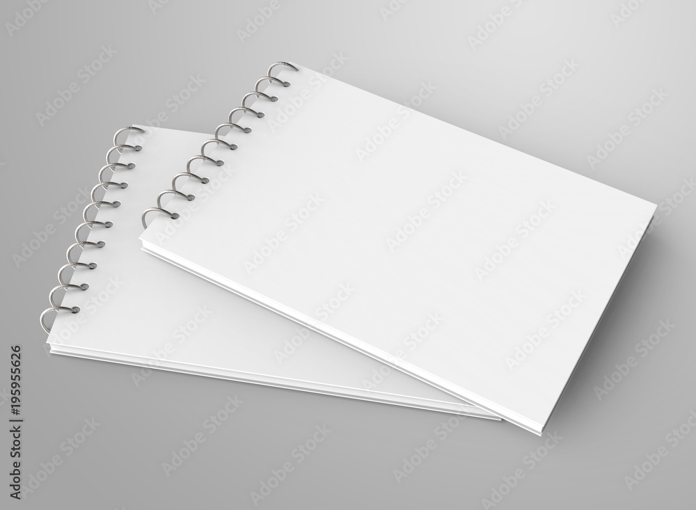 Blank notepad mockup Blank notepad mockup