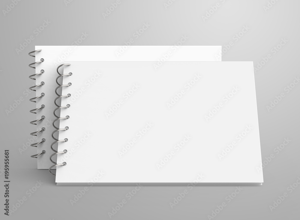 Blank notepad mockup Blank notepad mockup
