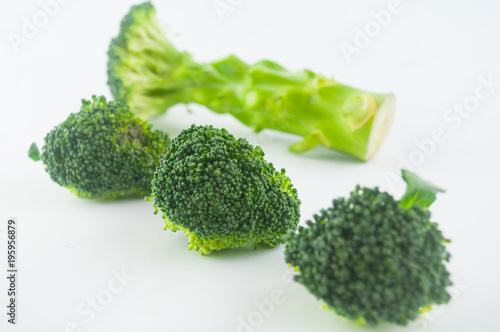 Broccoli vegetable on white background
