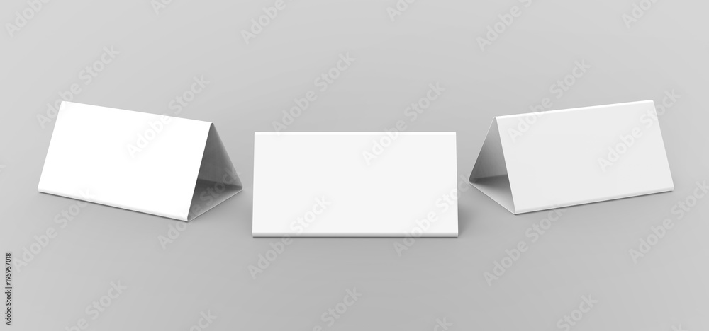 Blank table tent Blank table tent
