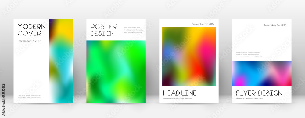 Flyer layout. Minimal dramatic template for Brochure, Annual Report, Magazine, Poster, Corporate Presentation, Portfolio, Flyer. Appealing colorful cover page.