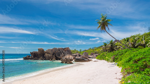 Beautiful beach on Seychelles. © lucky-photo